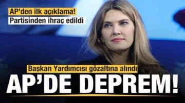 Avrupa Parlamentosu'nda deprem! Başkan Yardımcısı Eva Kaili gözaltına alındı! İlk açıklama