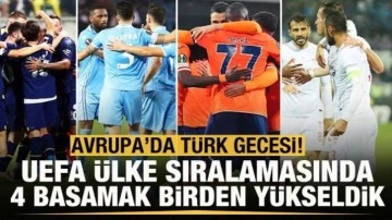 Avrupa'da Türk gecesi! UEFA ülke puanı sıramasında 4 basamak birden yükseldik