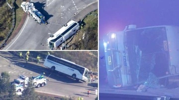 Avustralya'da son 30 yılın en kötü otobüs kazası