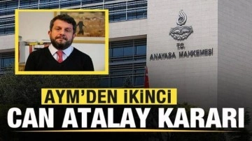 AYM'den ikinci Can Atalay kararı