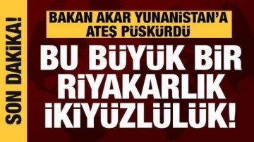 Bakan Akar, Yunanistan&rsquo;a ateş püskürdü: Tarihten ders alın, akıllı olun!