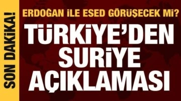 Bakan Çavuşoğlu'ndan Esed açıklaması