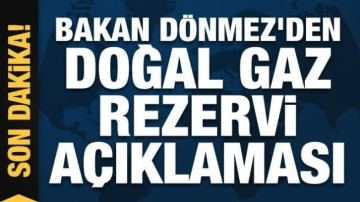 Bakan Dönmez: Mart ayının sonuna doğru ilk gazı vereceğiz