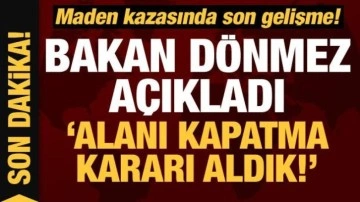 Bakan Dönmez: Yangın devam ediyor, alanı kapatma kararı aldık!