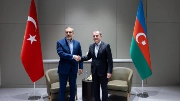 Bakan Fidan, Azerbaycanlı mevkidaşı Bayramov ile Şuşa'da bir araya geldi