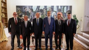 Bakan Fidan, Ersin Tatar ve Dışişleri Bakanı Ertuğruloğlu ile görüştü