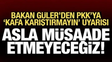 Bakan Güler'den PKK açıklaması: Sabote edilmesine müsaade edilmeyecek