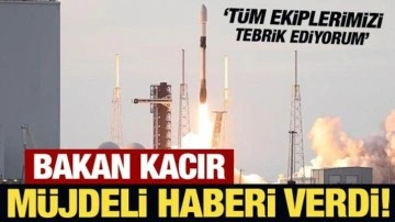 Bakan Kacır duyurdu: TÜRKSAT 6A test yörüngesine yerleşti!