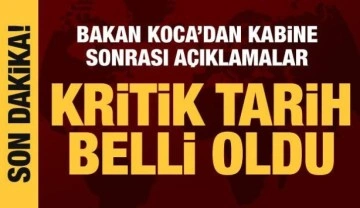 Bakan Koca açıkladı: İşte aile hekimlerine TURKOVAC'ın geleceği tarih