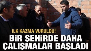 Bakan Kurum duyurdu: Bir şehirde daha çalışmalar başladı