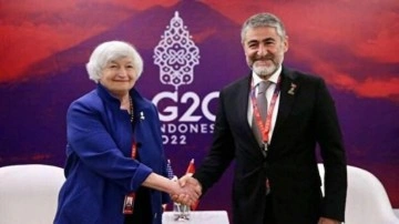 Bakan Nebati ABD'li mevkidaşı Yellen ile görüştü: Çalışmalar kararlılıkla sürecek