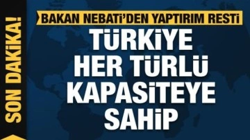 Bakan Nebati'den Batı'ya yaptırım resti: Türkiye her türlü kapasiteye sahip