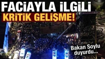 Bakan Soylu, Bartın'daki maden patlamasıyla ilgili son dakika kritik gelişmeyi duyurdu!