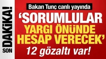 Bakan Tunç'tan Bolu'daki yangınla ilgili son dakika açıklamalar