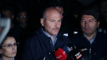 Bakanlar Soylu ve Karaismailoğlu sel bölgelerinde