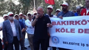 Bakırköy Belediyesinde işten çıkarmalar protesto edildi