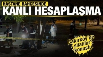 Bakırköy'de hastane bahçesinde silahlı kavga!