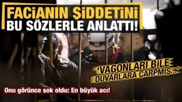 Bartın'daki facianın şiddetiyle ilgili ürküten sözler: Vagonları bile duvarlara çarpmış...