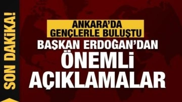 Başkan Erdoğan, Ankara’da “Gençlik İçin Hemen Şimdi” Programı’nda konuşuyor