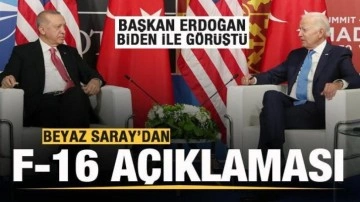 Başkan Erdoğan Biden ile görüştü! Beyaz Saray'dan F-16 açıklaması