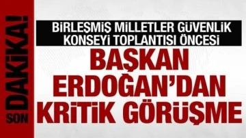 Başkan Erdoğan, BM Genel Sekreteri Antonio Guterres ile görüştü