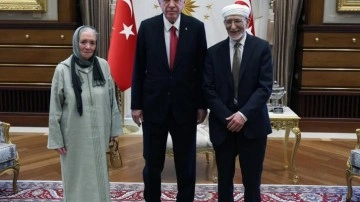 Başkan Erdoğan'dan sürpriz görüşme! Taha Abdurrahman'ı Külliye'de ağırladı