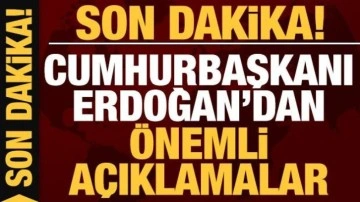 Başkan Erdoğan'dan canlı yayında önemli açıklamalar!