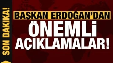 Başkan Erdoğan'dan önemli açıklamalar: Türkiye'nin geleceğine yapılan en büyük yatırım!