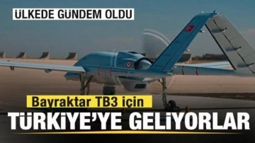 Bayraktar TB3 için Türkiye'ye geliyorlar! Ülkede gündem oldu