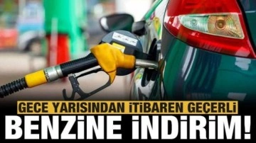 Benzine gece yarısı indirim!