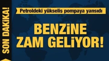 Benzine zam geliyor!