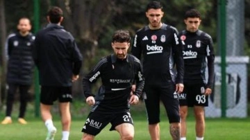 Beşiktaş antrenmanında Rafa Silva detayı