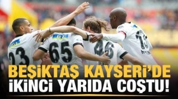 Beşiktaş ikinci yarıda coştu!