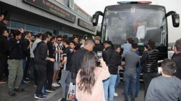 Beşiktaş kafilesi Kayseri'de