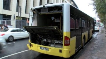 Beşiktaş'ta iki İETT otobüsü kaza yaptı