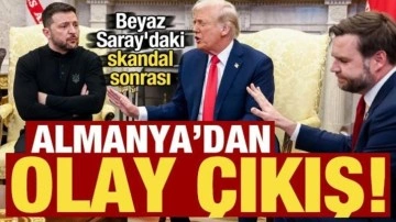 Beyaz Saray'daki skandal sonrası Almanya'dan flaş açıklama: Yeni ve güçlü ittifaklarla...