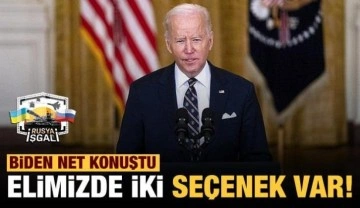 Biden: Rusya'ya karşı elimizdeki seçenekler Üçüncü Dünya Savaşı ya da yaptırımlar