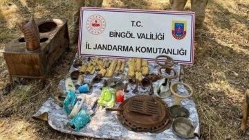 Bingöl'de terör örgütü PKK/KCK'ya ait sığınak bulundu