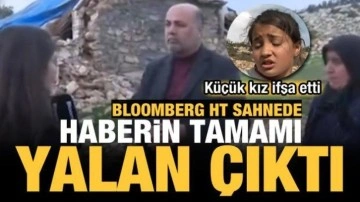 Bloomberg HT muhabirinden yalan haber! Depremzede çocuk ortaya çıkardı