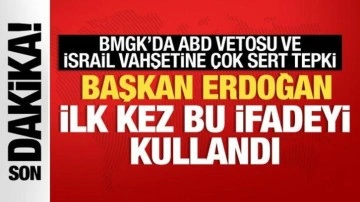 BMGK'daki skandal ABD vetosu sonrası Başkan Erdoğan'dan ilk tepki