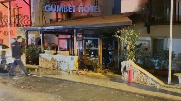 Bodrum'da panik: Otel alev alev yandı!