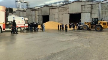 Bolu'da yem fabrikasında kahreden olay. Tonlarca mısırın altında kalan işçi hayatını kaybetti