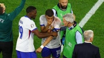 Burnu kırılan Mbappe'den Fransa'ya kötü haber!