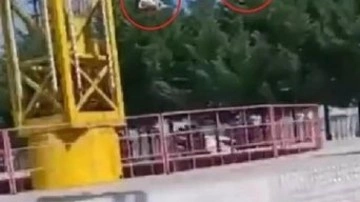 Bursa'da lunaparkta faciadan dönüldü!