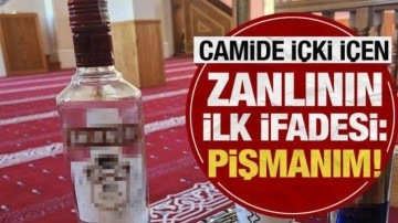 Camide içki içip paylaşan zanlının ifadesi ortaya çıktı