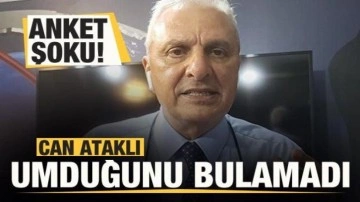 Can Ataklı'ya anket şoku! Umduğunu bulamadı