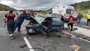 Çankırı'daki trafik kazasında 2 kişi öldü, 5 kişi yaralandı