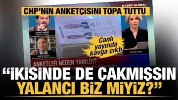 Canlı yayında kavga çıktı! CHP'nin anketçisi Murat Gezici'nin zor anları