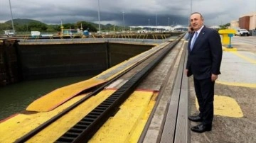 Çavuşoğlu'ndan Panama'da 'Kanal İstanbul' mesajı!