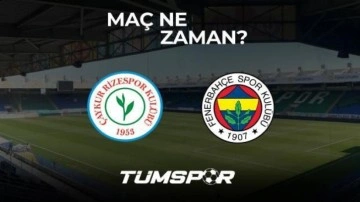 Çaykur Rizespor Fenerbahçe maçı ne zaman, saat kaçta ve hangi kanalda?